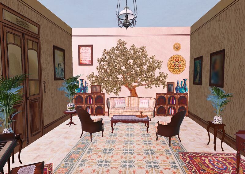 Still from Mado Kelleyan's Stories from my Grandmother’s House VR experience