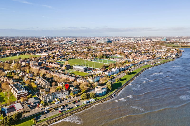 Location on the seafront