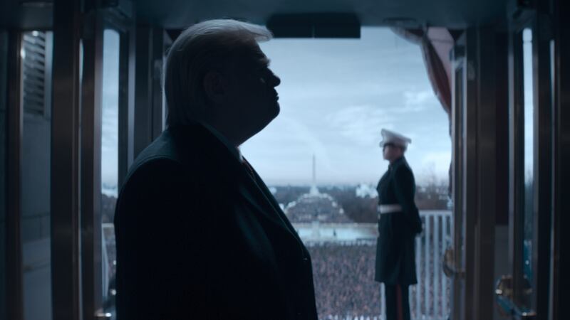 Brendan Gleeson as President Donald J. Trump in The Comey Rule. Photo Credit: Courtesy of CBS Television Studios/Showtime