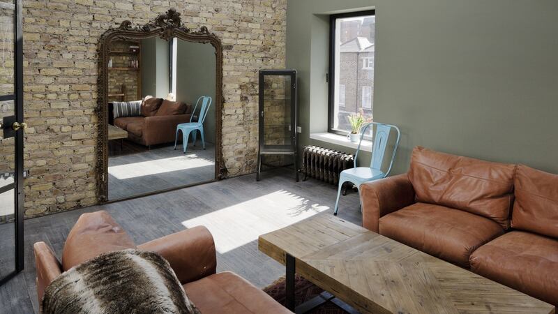 By putting the living spaces on the top floor and the bedrooms below, this allows a generous open-plan space that is augmented by the vaulted ceilings on the upper level.