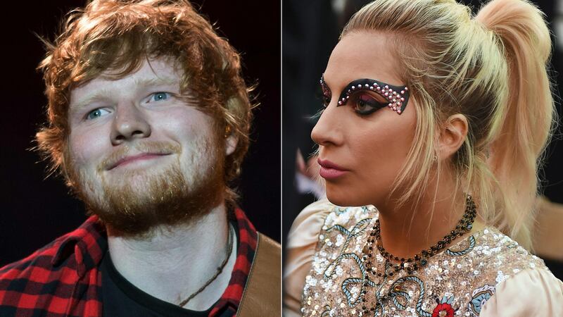Ed Sheeran  and  Lady Gaga