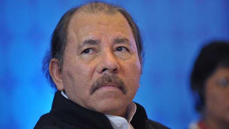 Nicaraguan president Daniel Ortega at a meeting  in Panama City in April 2015. Photograph: Mandel Ngan/AFP/Getty Images