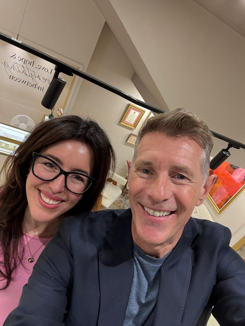 Chupi Sweetman and Dermot Bannon on Celebrity Super Spaces April 2026.jpeg - pic embargoed to 6am Sunday April 26th 2026