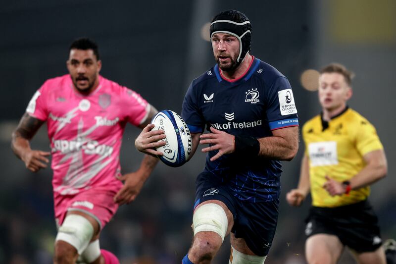 Leinster's Caelan Doris. Photograph: Ben Brady/Inpho