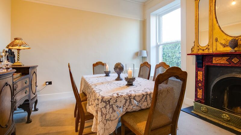 The dining room