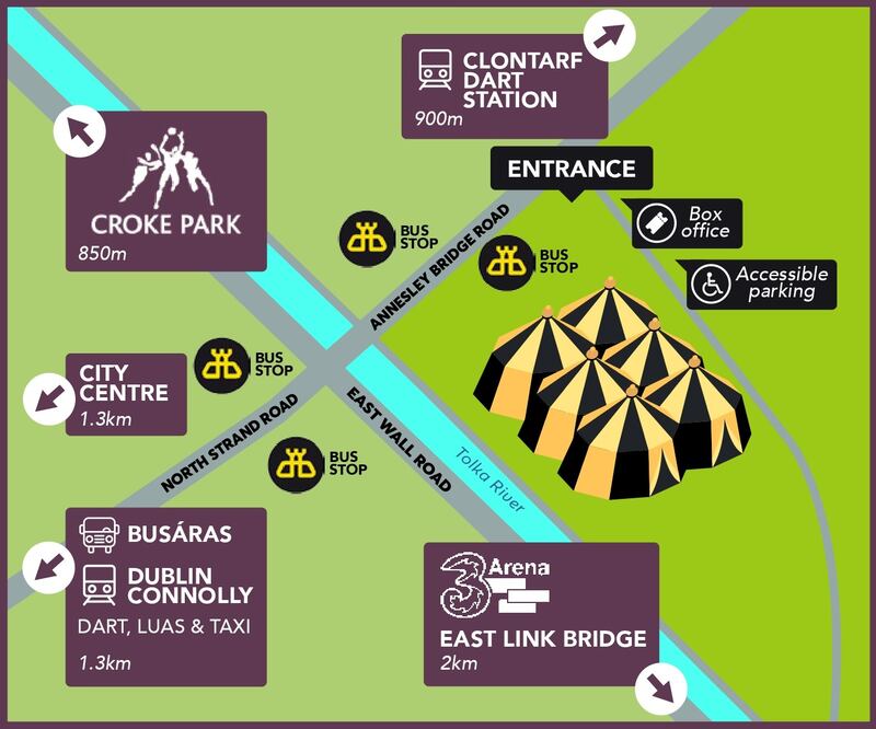 Fairview Park summer 2023 site map