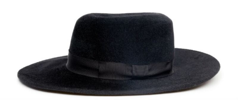 Anthony Peto's classic black Capone hat, €170 from his shop on St Anne Street, Dublin