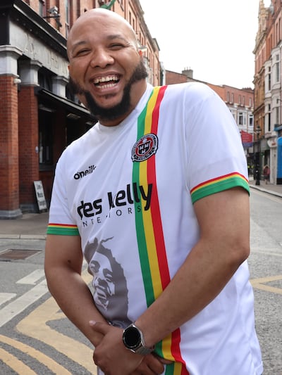 Neil Green: 'When I got off the plane and walked into Dublin, immediately I turned black. That’s been good. It’s like discovering part of myself.' Photograph: Dara Mac Dónaill







