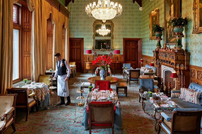 Afternoon tea at Ashford Castle