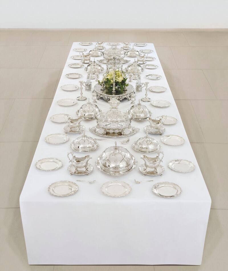 Leinster House silver service  remains the grandest and most complete surviving aristocratic service, valued at around £2 million