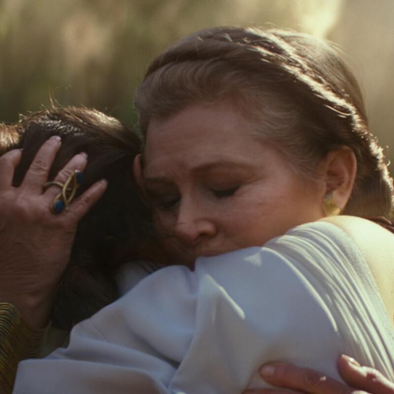 Star Wars: The Rise of Skywalker – Carrie Fisher and Daisy Ridley