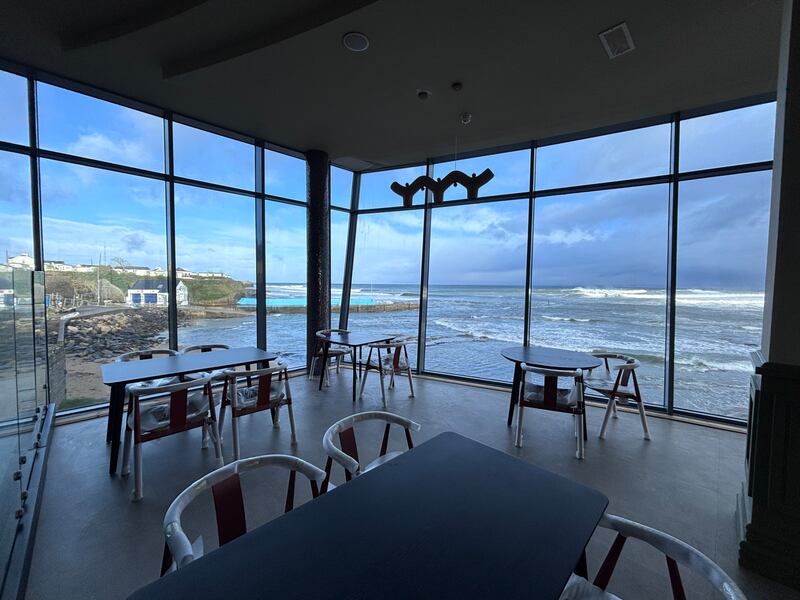 Stoked Bundoran, with a view of Donegal Bay.