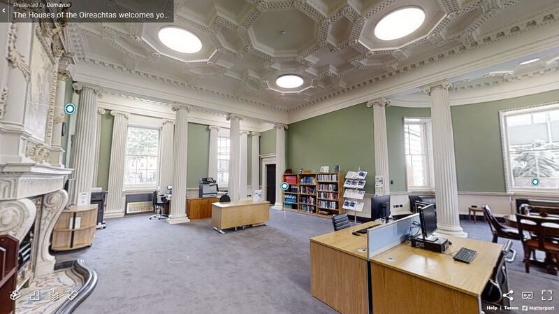 Leinster House Library. Source: Houses of the Oireachtas X Account.