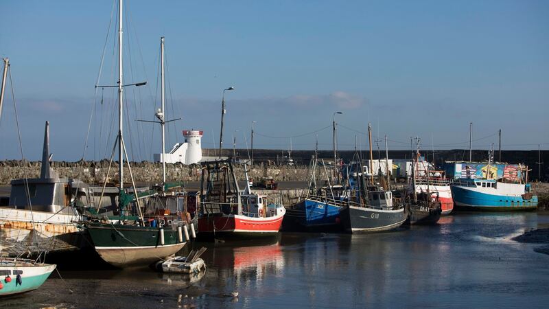 Balbriggan harbour, north County Dublin. Photograph: Tom Honan