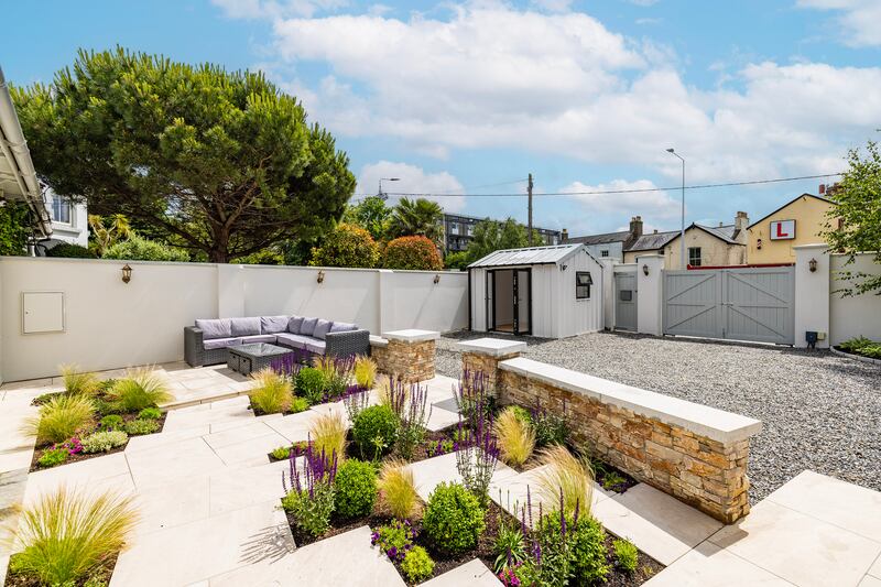 Hard and soft landscaping was completed by Tradecraft Renovations in Howth