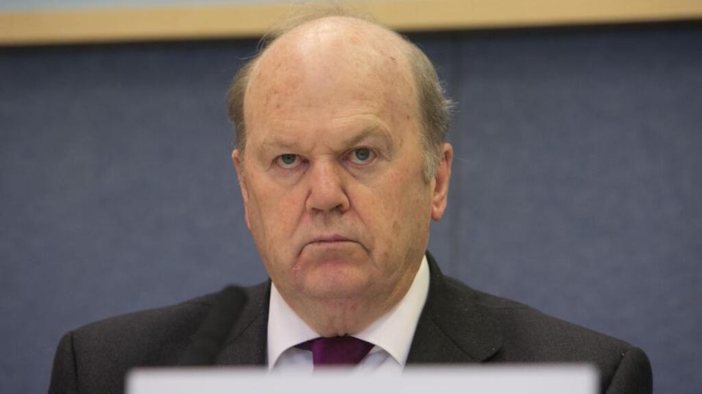 Minister for Finance Michael Noonan, who defended the Government’s handling of the inquiry. Speaking in Limerick, he said: “Fianna Fáil pulled a stroke because Labour Senators were absent and fair dues to them. The stroke is now being reversed.” Photograph: Gareth Chaney/Collins