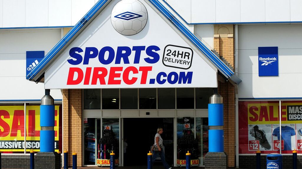 Sports Direct: The group, controlled by Newcastle United FC billionaire owner Mike Ashley, said the increase will apply to casual workers as well as all of its directly employed staff. Photograph: Rui Vieira/PA Wire