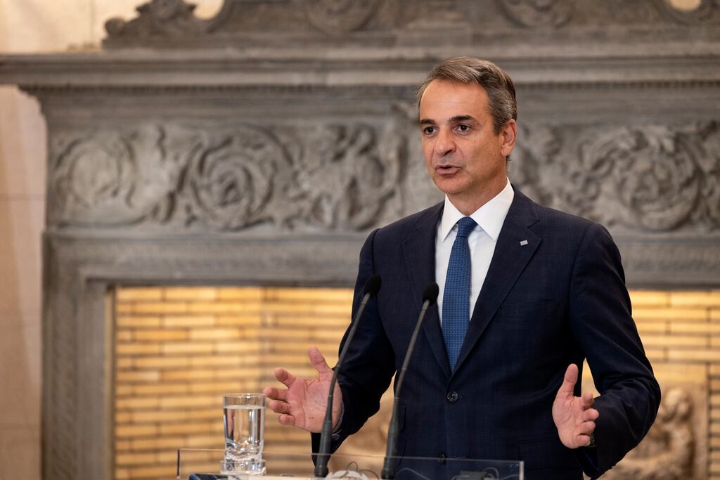 Last month, Greek prime minister Kyriakos Mitsotakis convened a meeting of heads of states in the western Balkans which have ambitions to join the EU. Photograph: Yorgos Karahalis/Bloomberg
