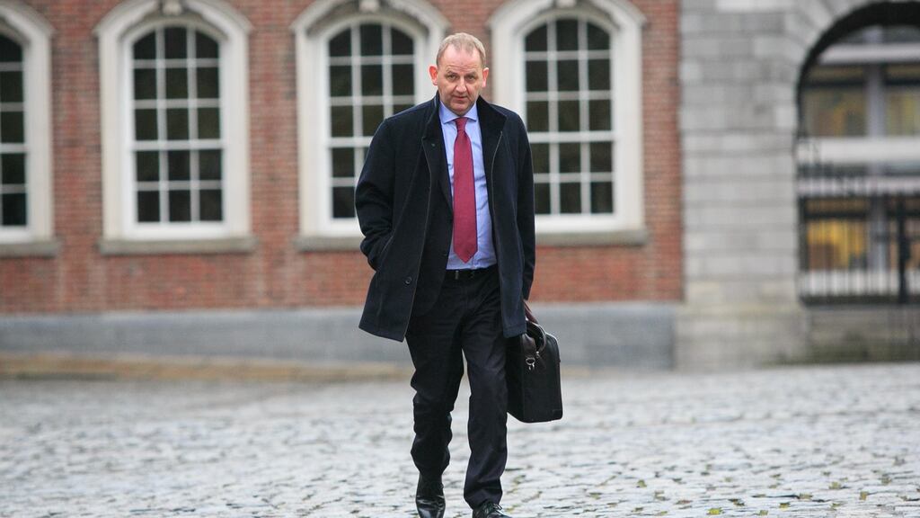 The current sitting of the tribunal is examining whether a false sex abuse allegation or any other unjustified ground were used at the confidential hearings of the 2015 O’Higgins Commission by the Garda Commissioner Nóirín O’Sullivan, to discredit Sgt Maurice McCabe.  Photograph: Collins