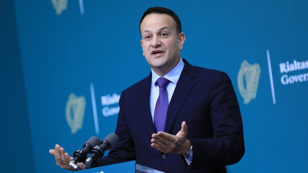Tánaiste Leo Varadkar told Fine Gael colleagues  there is a real possibility of vaccinations beginning in the State before the New Year. Photograph: Julien Behal