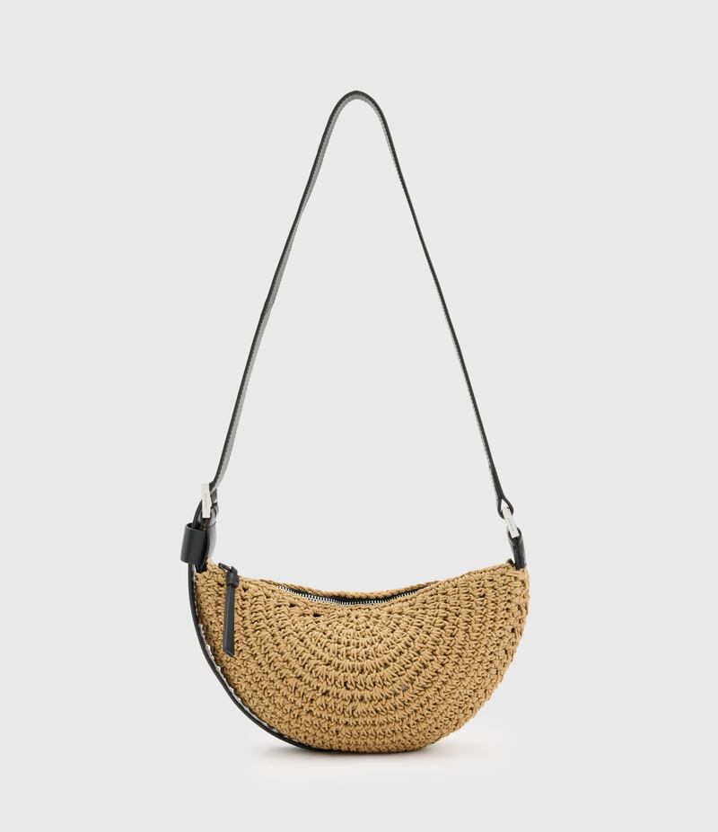 Crochet crossbody priced at €150, available at All Saints and Very