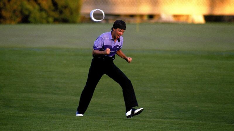 “I throw my club up and run around screaming like a madman.”