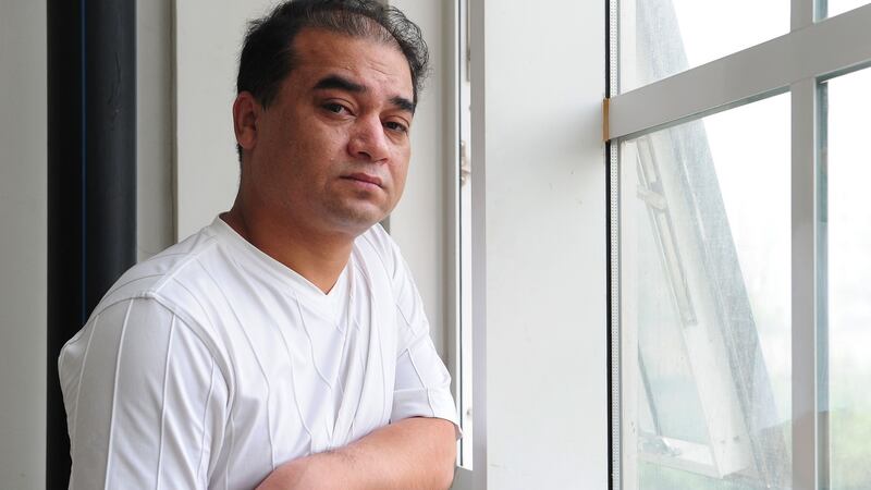This file photo taken on June 12th, 2010, shows Ilham Tohti  before a classroom lecture in Beijing. File photograph: Frederic J Brown/AFP/Getty
