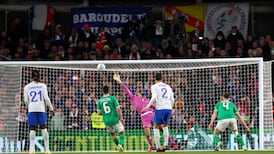 Brave and bristling Ireland have their hearts broken by Pavard’s stunner