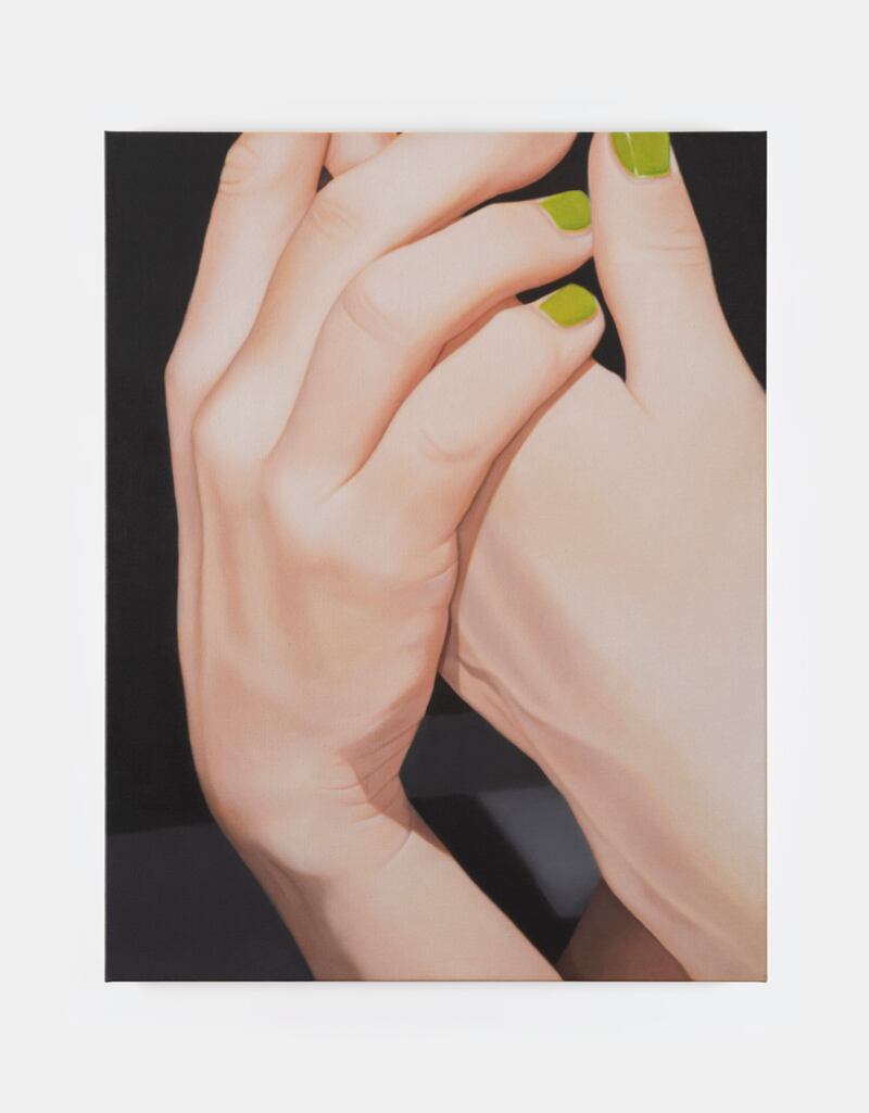 Green on Nails by Marcel Vidal