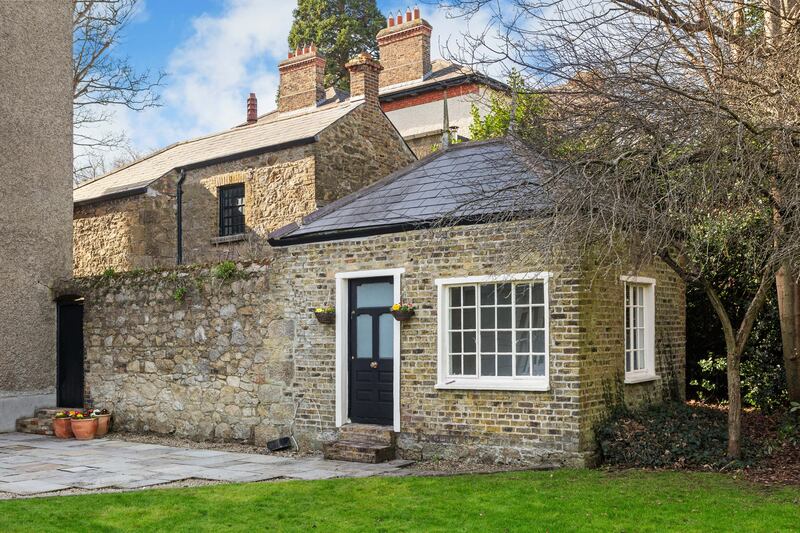 Cut stone summer house