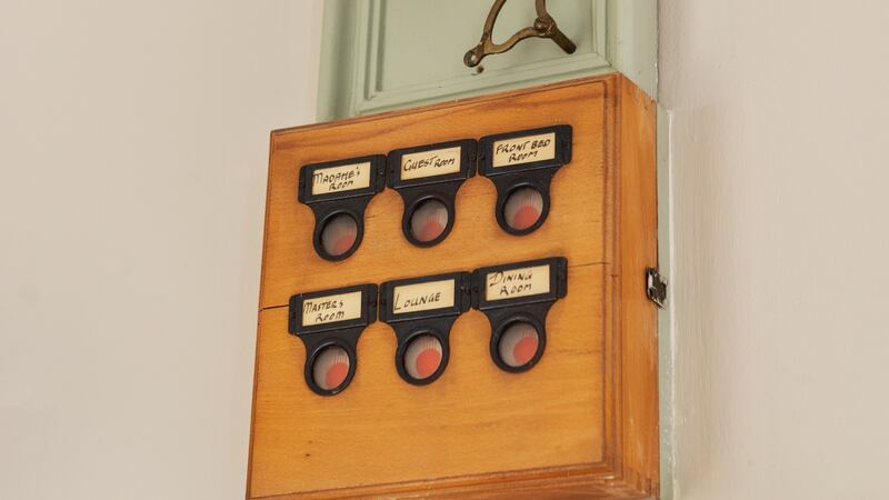 The original servants’ bells.