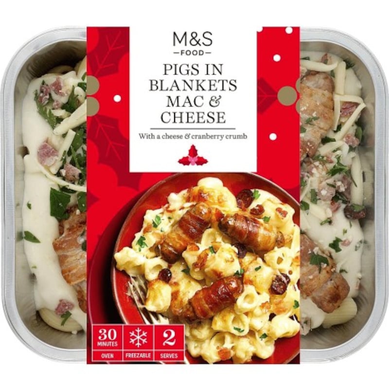 Pigs in Blankets Mac & Cheese, €12.50 from M&S