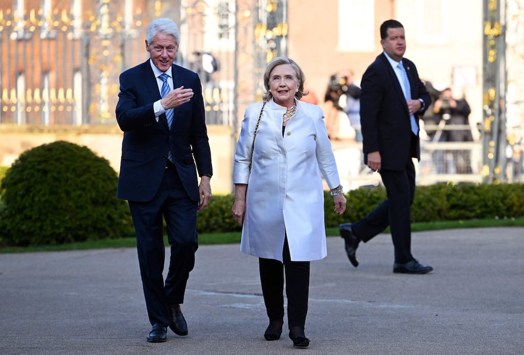 Bill and Hillary Clinton have repeatedly offered to give sworn statements to the oversight committee, but James Comer has rejected these. Photograph: Charles McQuillan/AFP/Getty Images