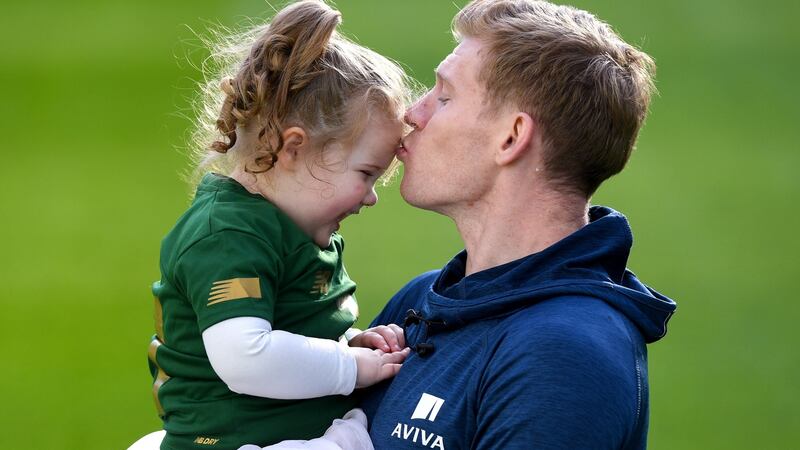 McClean, pictured with his daughter Willow at the unveiling of Aviva’s Sensory Hub, donated the entirety of his fee to the AsIAm charity.
