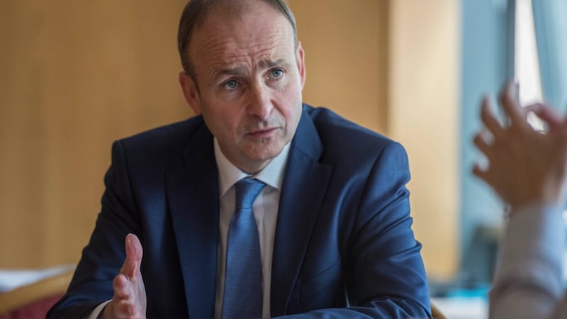 Fianna Fáil  leader Micheál Martin  urged party colleagues to keep an open mind during deliberations. Photograph: Brenda Fitzsimons