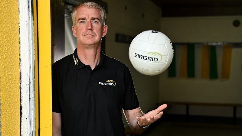 Declan Kelly, who managed Offaly to an under-20 All-Ireland title in 2021, has now taken charge of the county’s senior footballers. Photograph: Sportsfile
