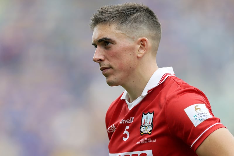Cork's Ciarán Joyce after last year's All-Ireland Senior Hurling Championship final defeat to Tipperary at Croke Park. Photograph: Laszlo Geczo/Inpho