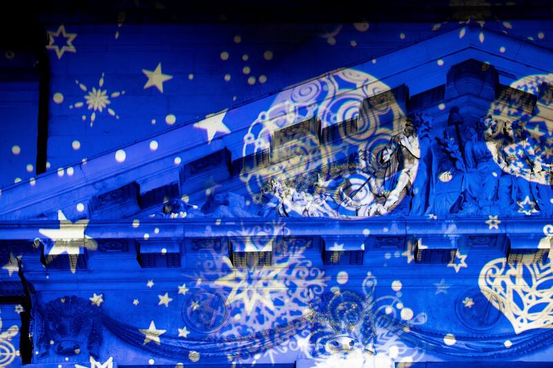 Close up at the Custom House. Photograph: Tom Honan/The Irish Times