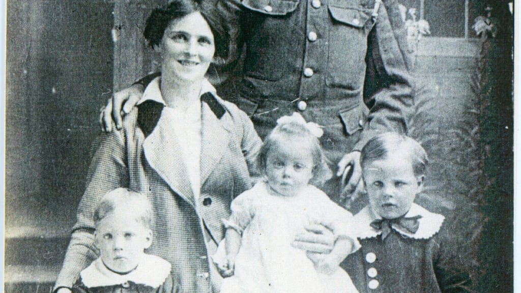 Paddy Dalton (right) was only seven when he died of influenza in 1918 Paddy Dalton (right) was only seven when he died of influenza in 1918