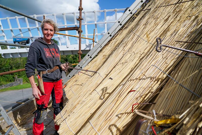 Marika Leen: "It’s very satisfactory to finish a job, because you usually make a nice finish on top and it all looks good.' Photograph: Enda O'Dowd
