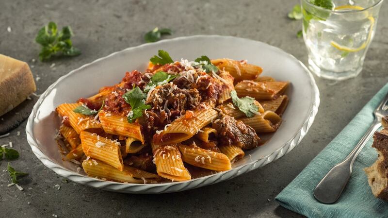 Kayla’s Kitchen penne Bolognese