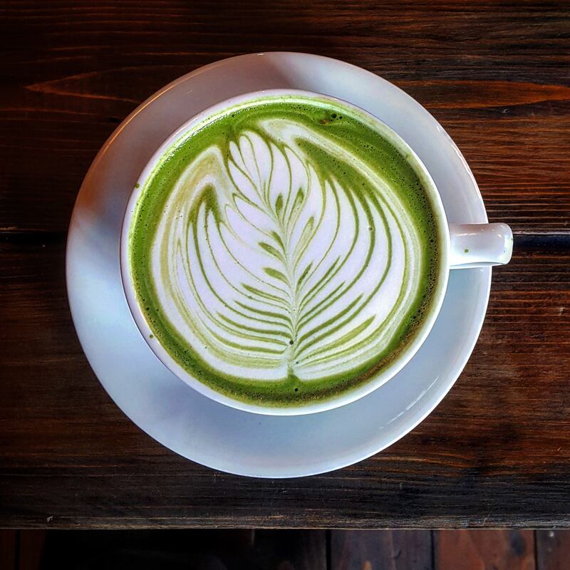 Matcha latte: You used to be somebody, you and your bright green drink infused with ground green tea.