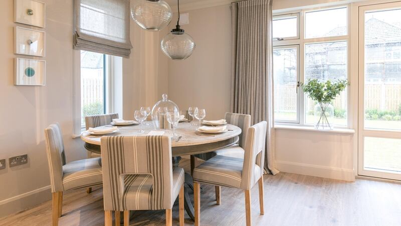 The dining room