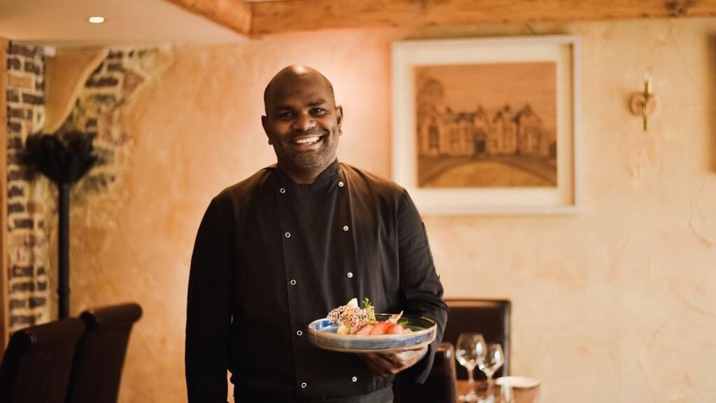 Praba Sankaran in his restaurant One Hundred Degrees, in Gorey, Co Wexford