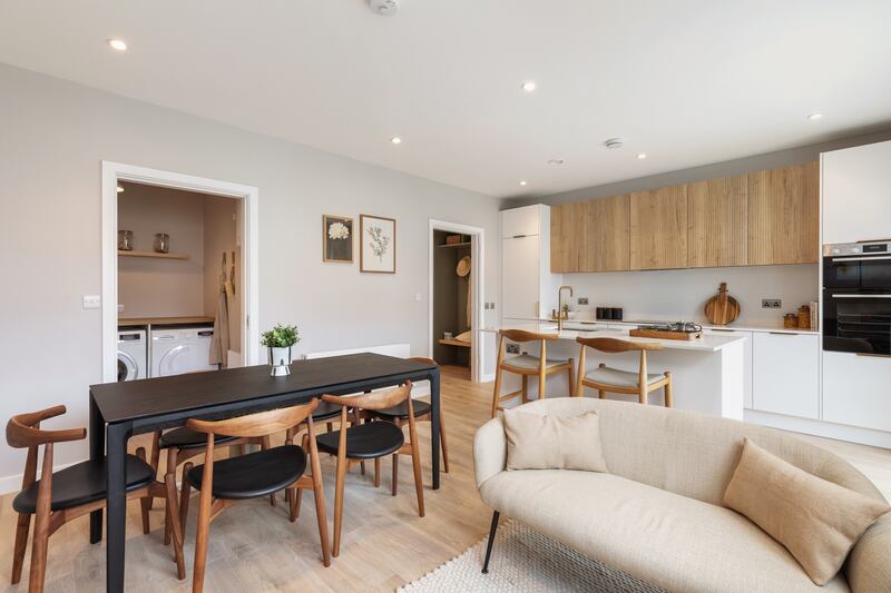 Kitchen/dining/livingroom in four-bed house