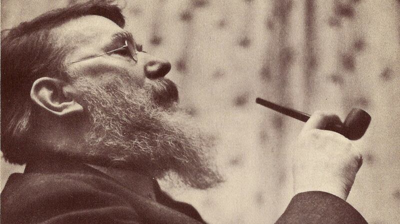 The poet, painter, political philosopher, and mystic George William Russell (1867-1935) – better known as “A.E.”