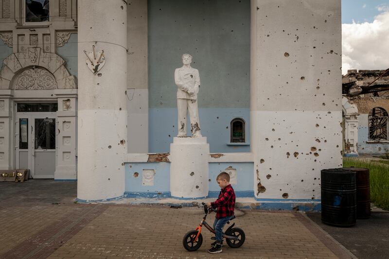 Admiral Tony Radakin says Russian president Putin has used about 25 per cent of his army’s power to gain a tiny amount of territory. Photograph: Nicole Tung/The New York Times