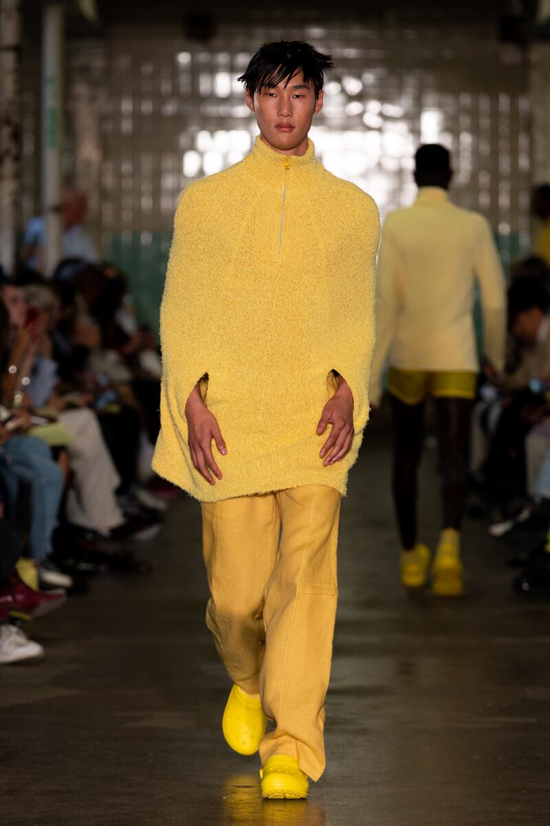 London Fashion Week June 2022 - Robyn Lynch presents her Spring Summer 2023 designs. Photograph: Chris Yates/ Chris Yates Media