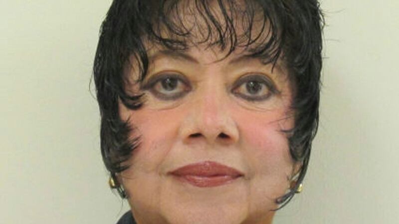 Dora Linda Nishihara: The off-duty courthouse bailiff died after her car plunged into a 3.6m-deep sinkhole  in San Antonio on Sunday. Photograph: Courtesy Bexar County Sheriff’s Office