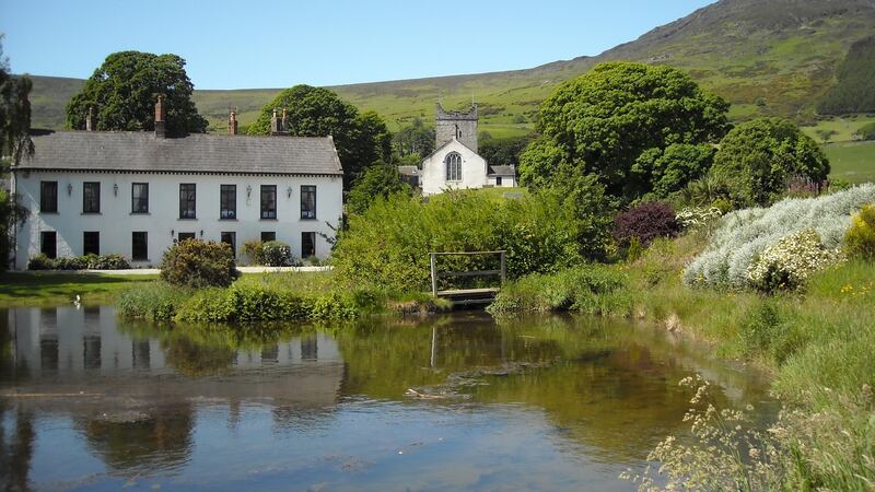From Ghan House, recently voted Leinster’s Country House Hotel of the Year, walk the short distance to Carlingford Tourist Office. Here, you pick up the green arrows for the Commons Loop
